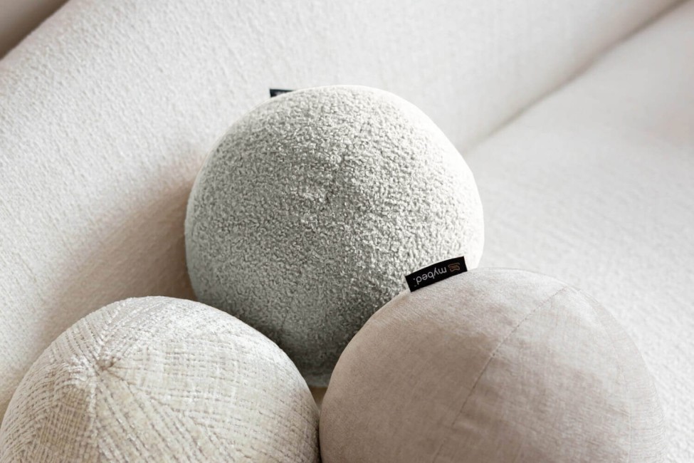 Kissen Ball im Stoff Now Or Never 01