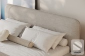 Bett Odette 180x200, Stoff WIND 05, Metallgestell