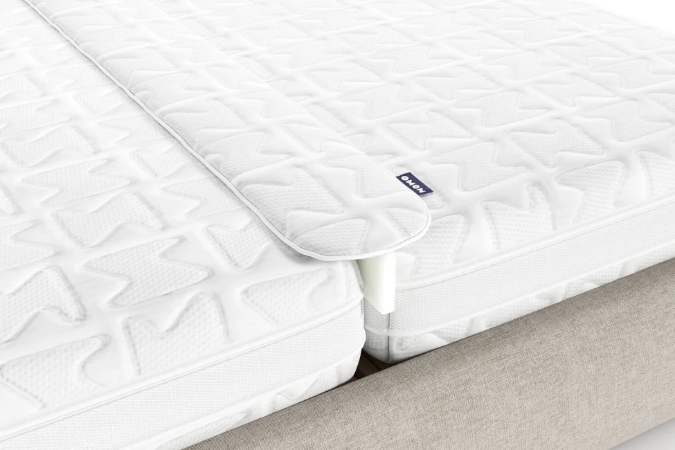 Bett Mono 160x200, Stoff LOOP 02, Metallgestell (1)