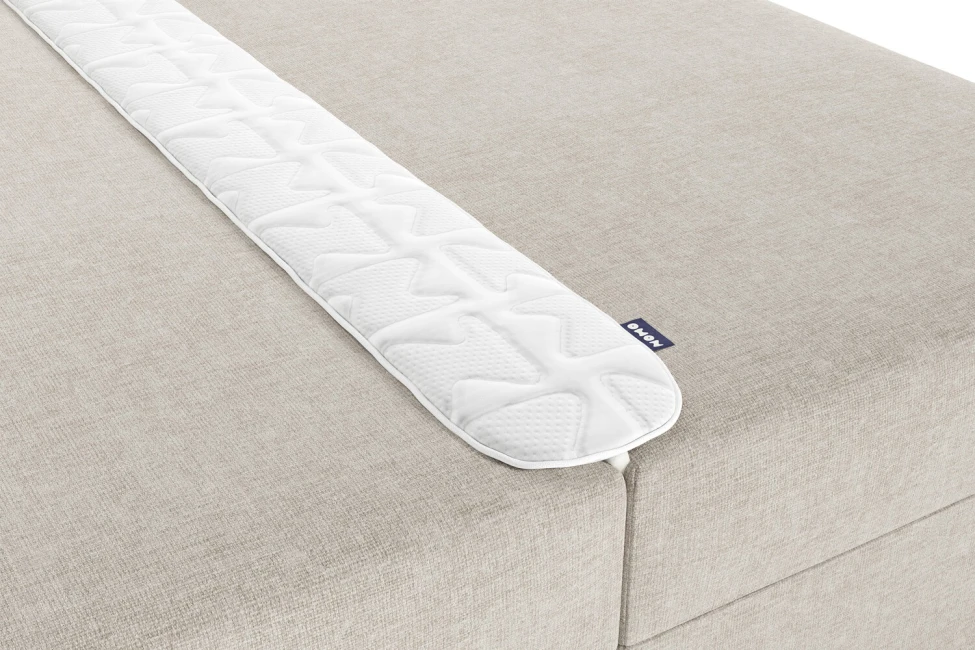 Bett Mono 160x200, Stoff LOOP 02, Metallgestell (1)