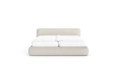 Bett Mono 160x200, Stoff LOOP 02, Metallgestell (1)