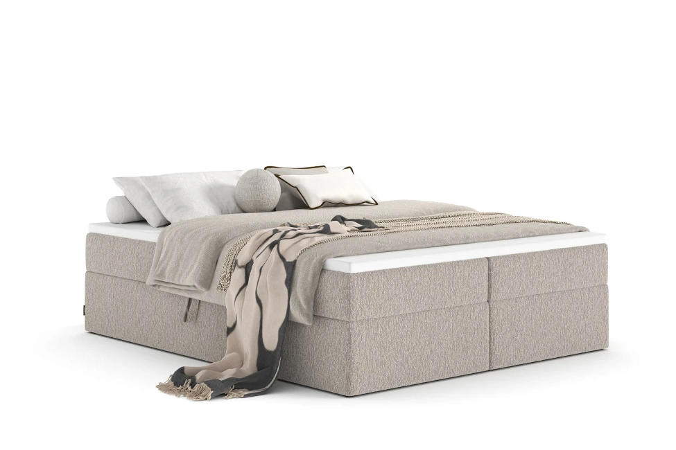 Boxspringbett ohne Kopfteil