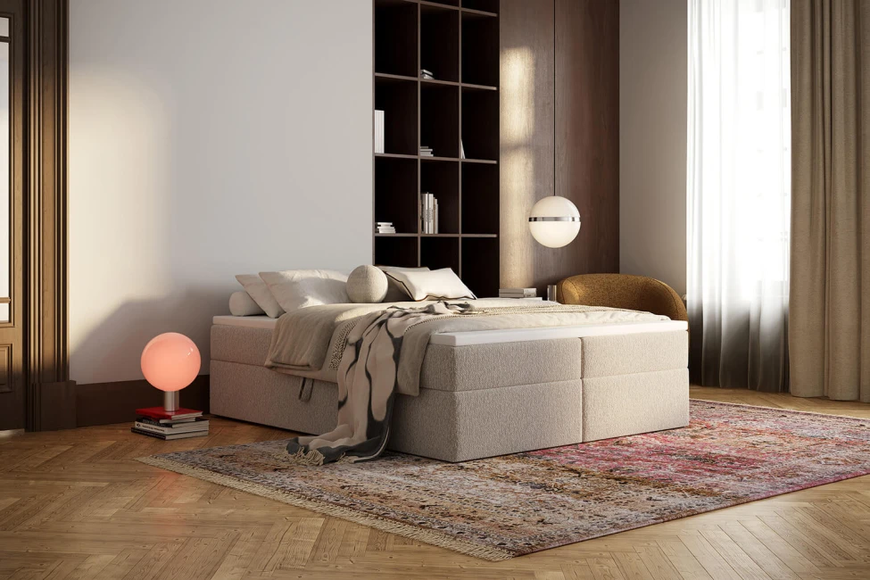Boxspringbett ohne Kopfteil