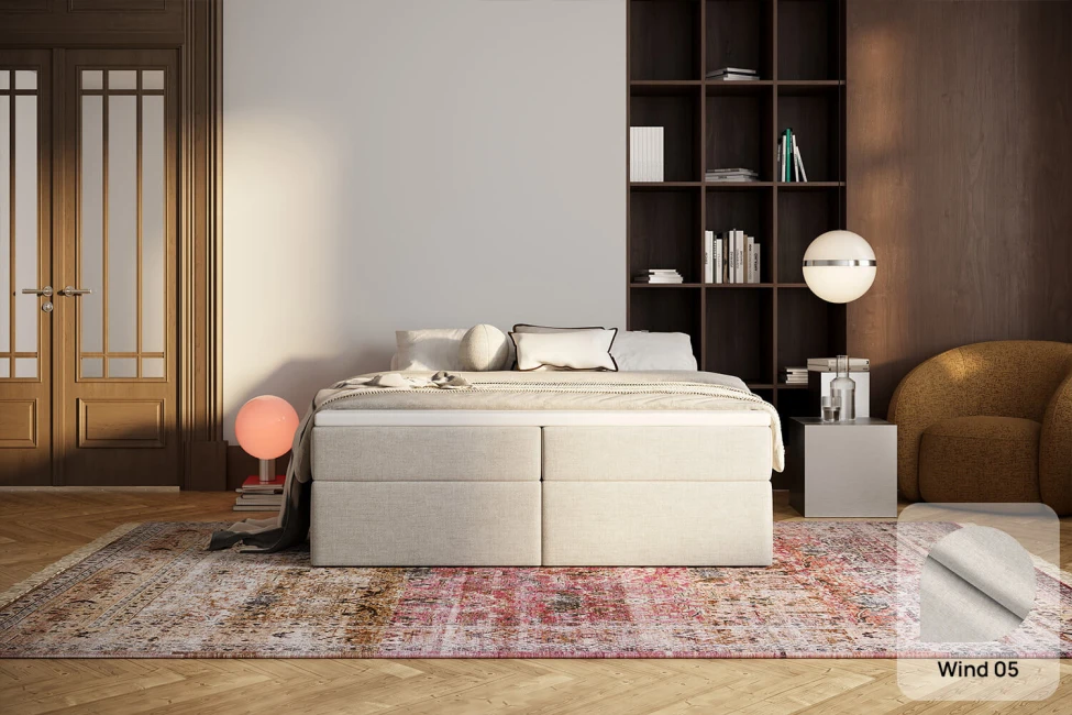 Boxspringbett ohne Kopfteil