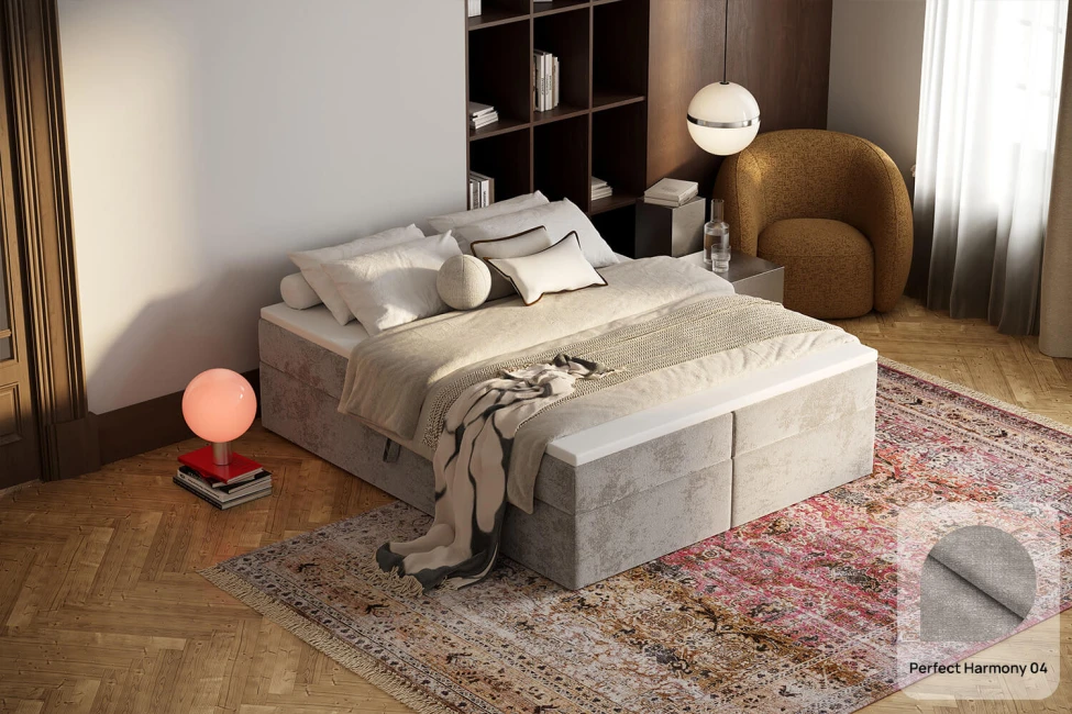 Boxspringbett ohne Kopfteil