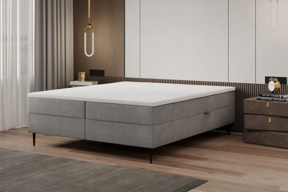 Boxspringbett ohne Kopfteil