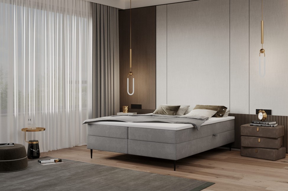 Boxspringbett ohne Kopfteil