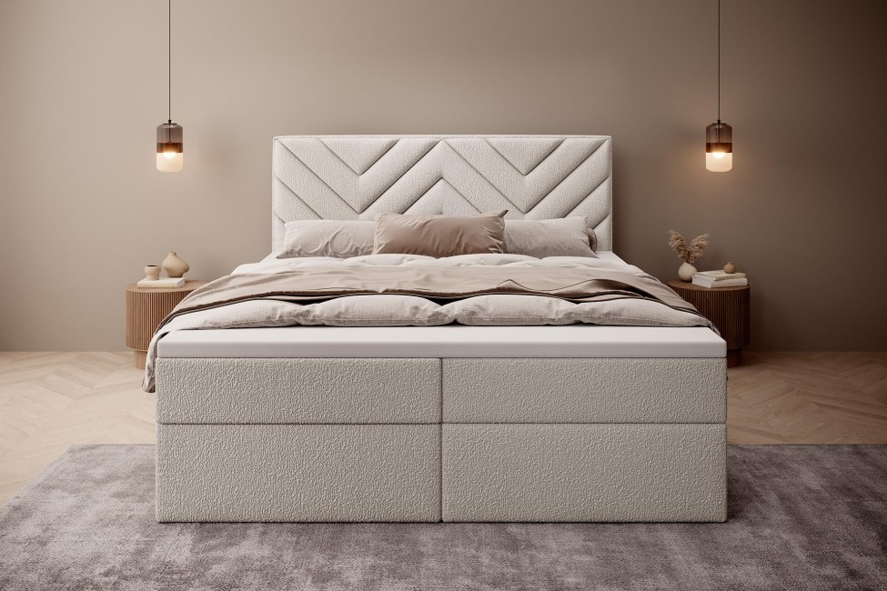 Boxspringbett Chevron