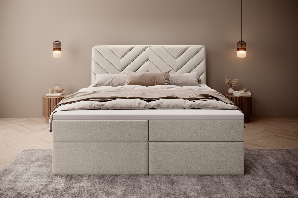 Boxspringbett Chevron