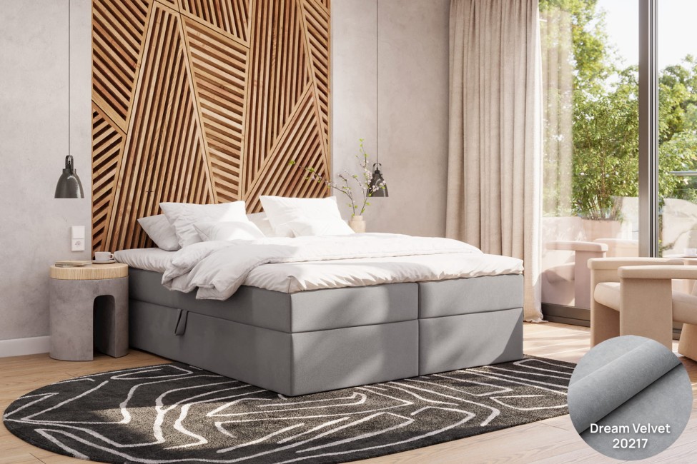 Boxspringbett ohne Kopfteil