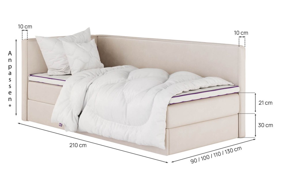 Bett Mitto Conti Twin