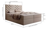 Boxspringbett Chevron