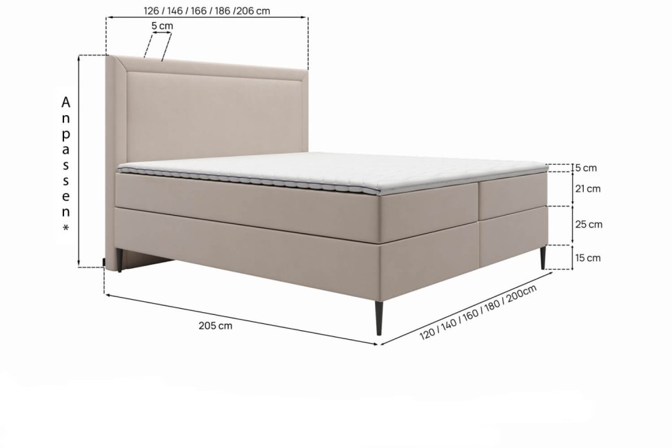 Boxspringbett Niki