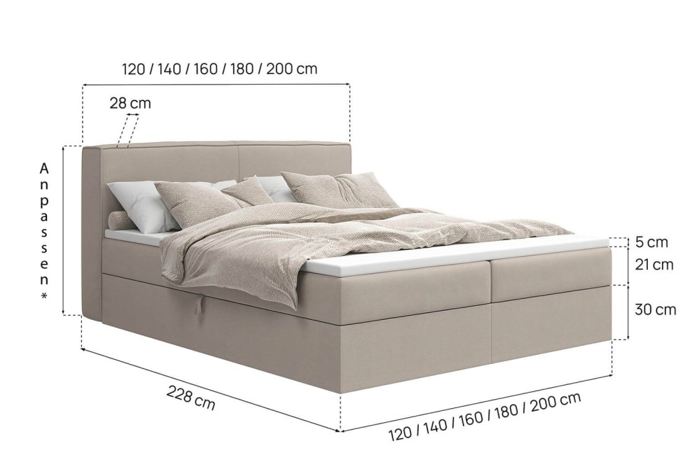 Boxspringbett Mitto Conti