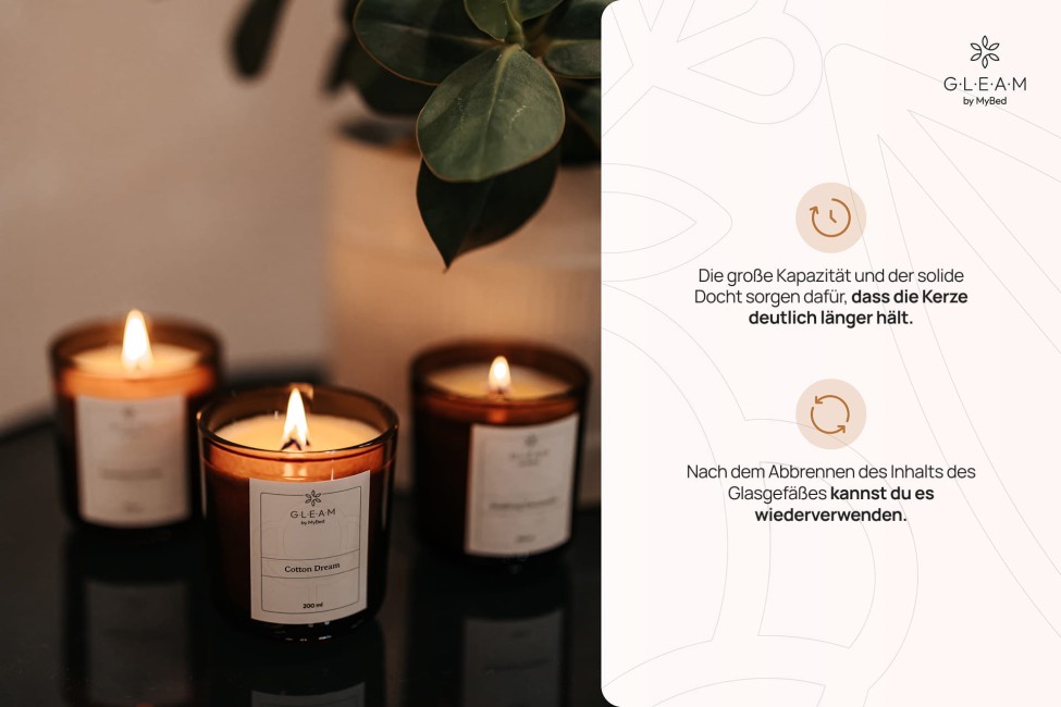 Duftkerze Gleam by MyBed