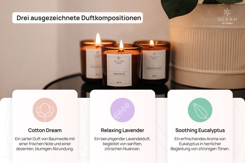 Duftkerze Gleam by MyBed