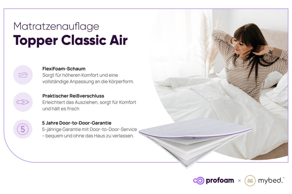 Matratzenauflage Topper Classic Air