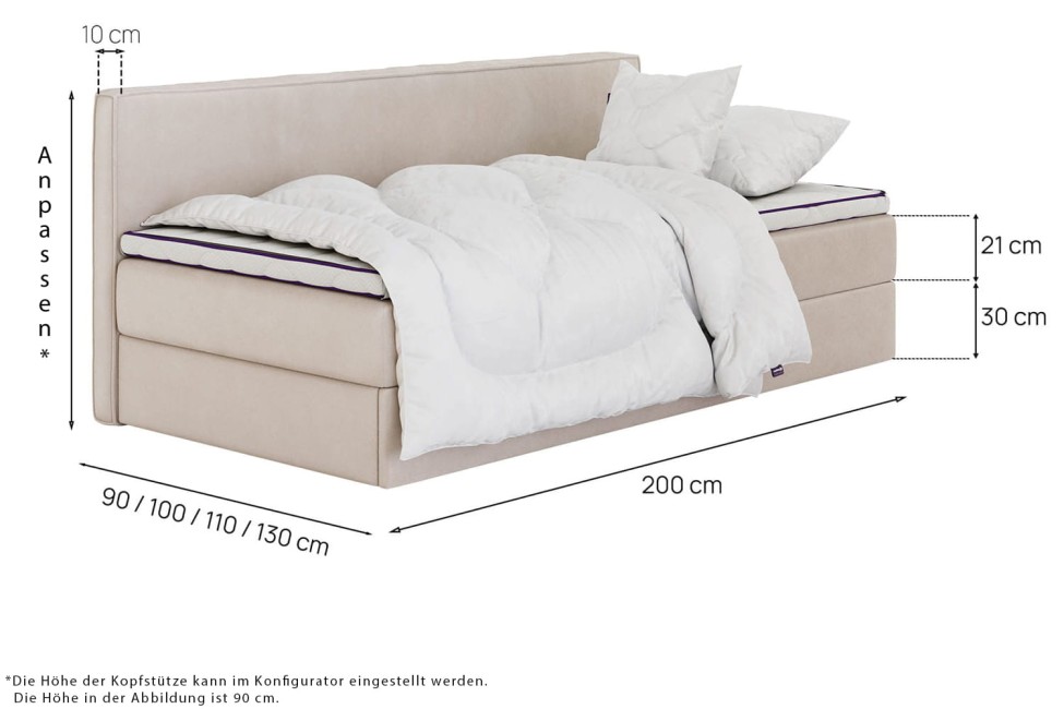 Bett Mitto Conti Solo