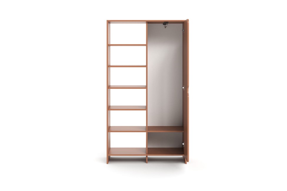 Niko Schrank Regal Ziegel