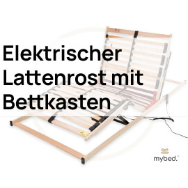 tkanina Elektrischer Lattenrost mit Bettkasten (+610€)