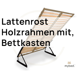 tkanina lattenrost holzrahmen mit bettkasten (+110€)