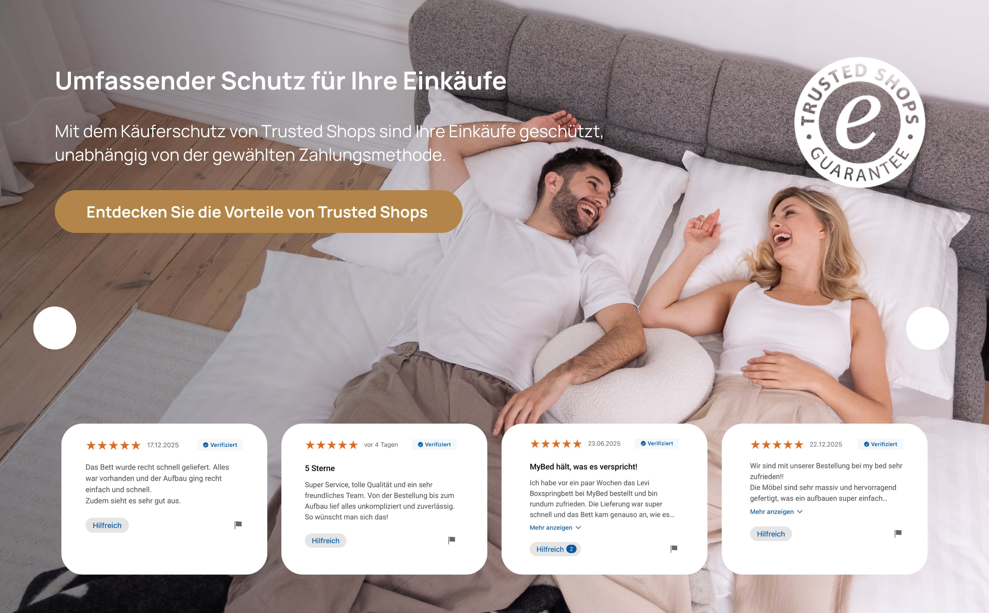 Mybed x Trusted Shops